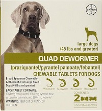 Quad Dewormer for Large Dogs Quad Dewormer for Large Dogs